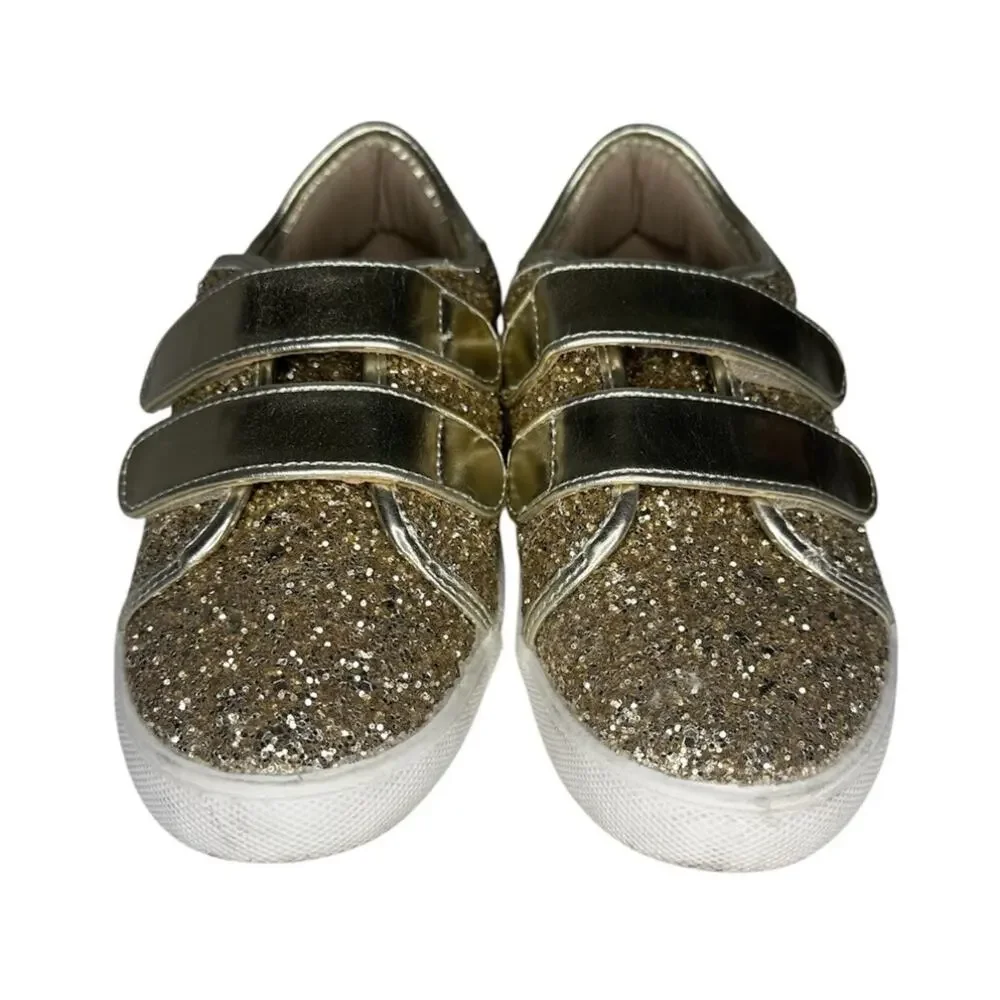 Felix & Flora Glittery T-Strap Sneakers Size 12